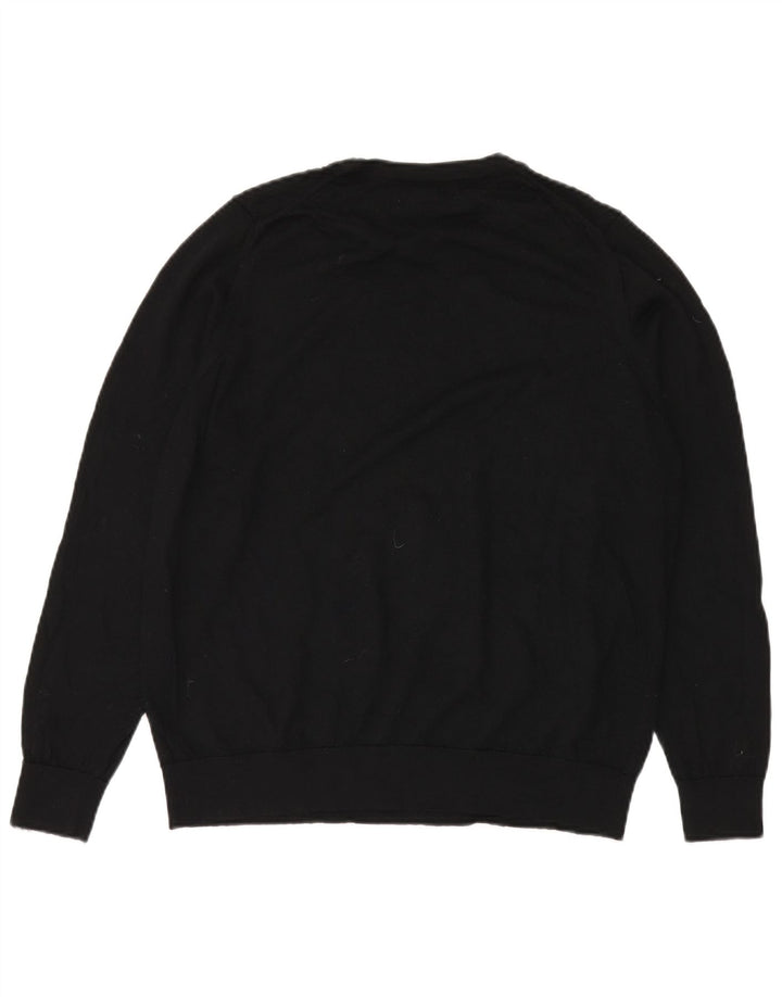 MARKS & SPENCER Suéter feminino com gola redonda UK 20 2XL preto