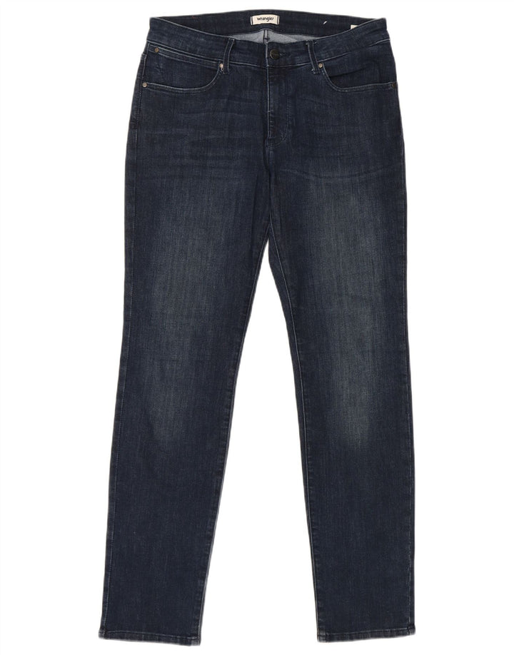 Jeans Wrangler Feminino Slim W31 L30 Azul Algodão