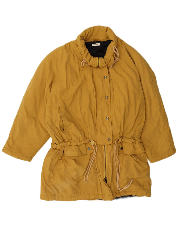 Casaco corta-vento feminino Yorn Reino Unido 16 grande amarelo