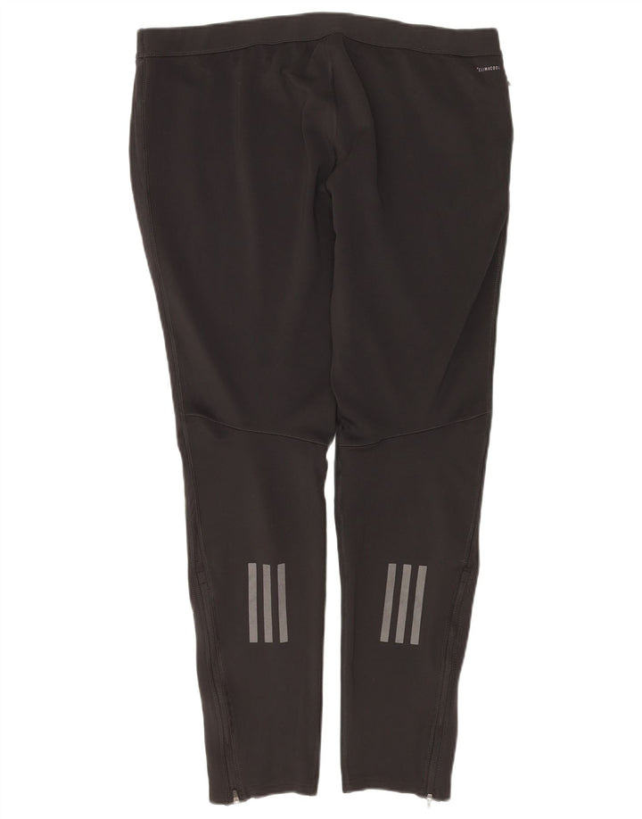 Calças de treino ADIDAS femininas Climacool UK 20 2XL preto poliéster