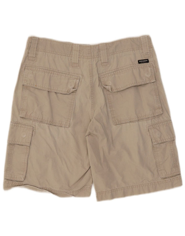 Shorts cargo masculino Dockers Comfort Fit W31 algodão bege médio