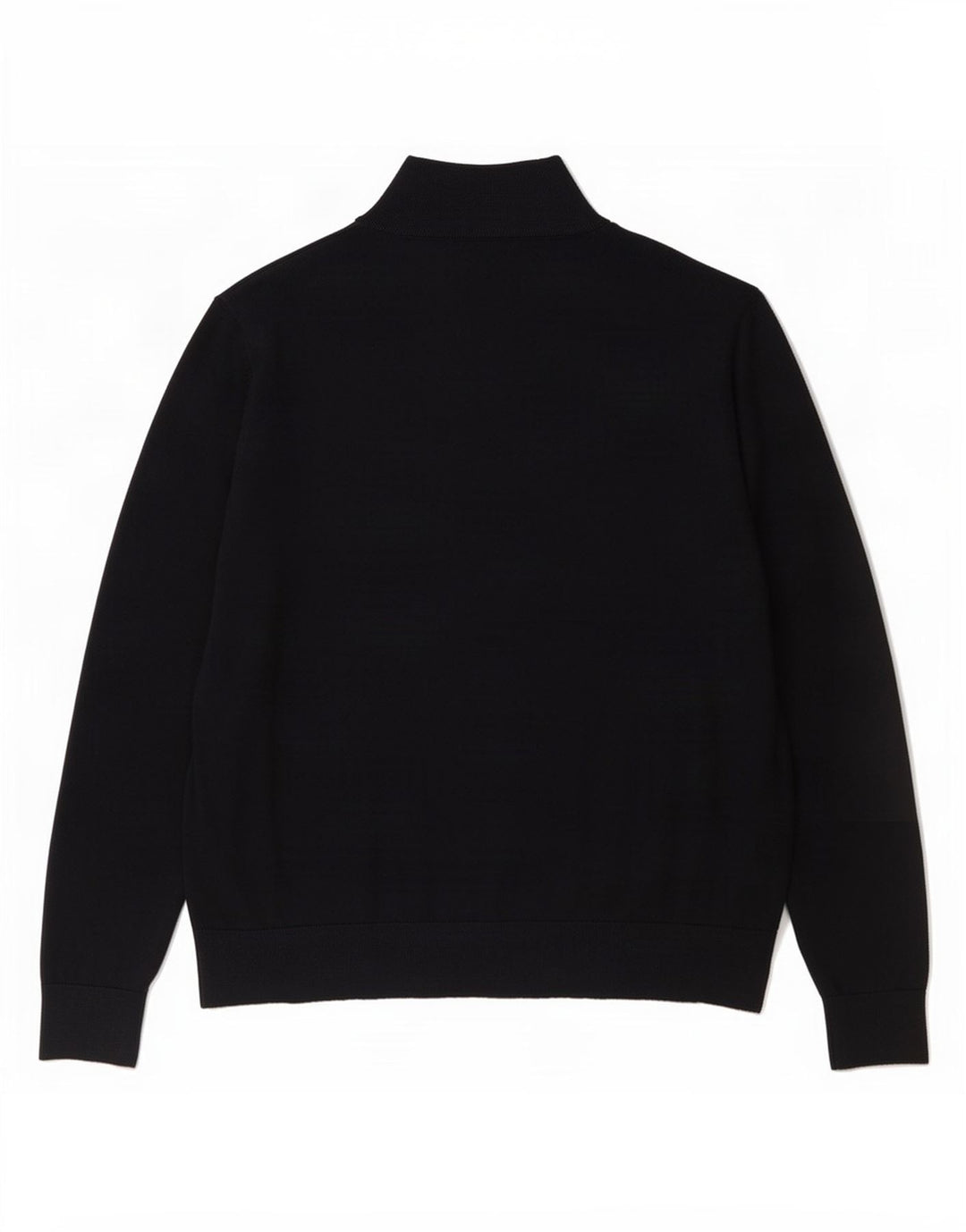 Suéter feminino Cos com gola tartaruga Reino Unido 14 lã azul marinho médio