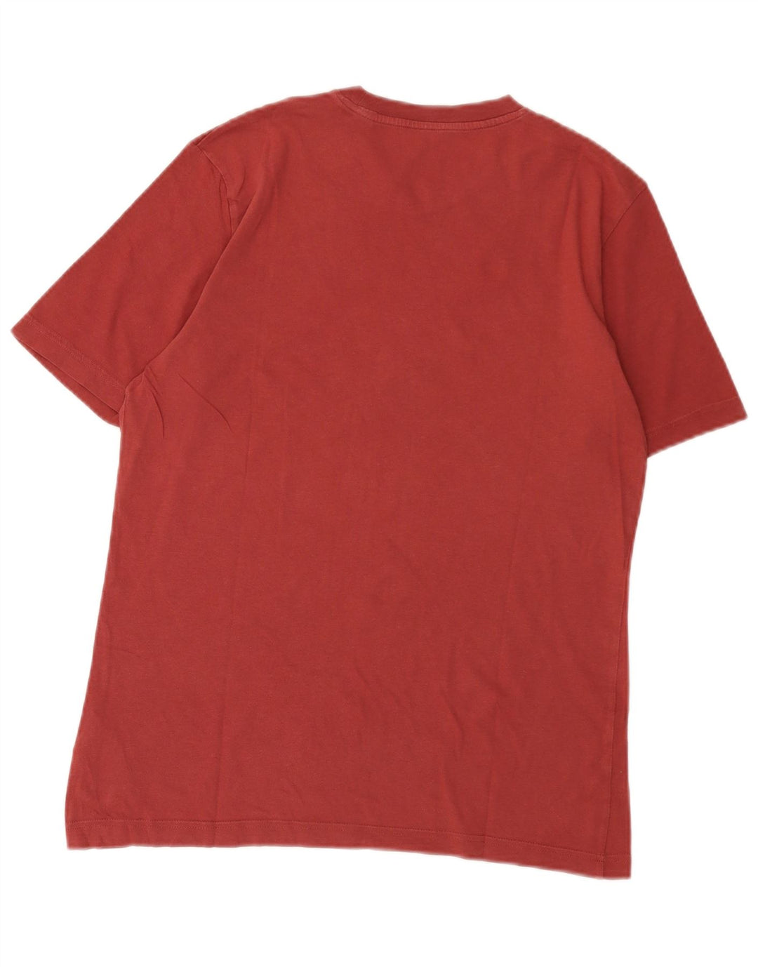 Adidas Mens Graphic T-Shirt Top Pequeno Marrom Algodão
