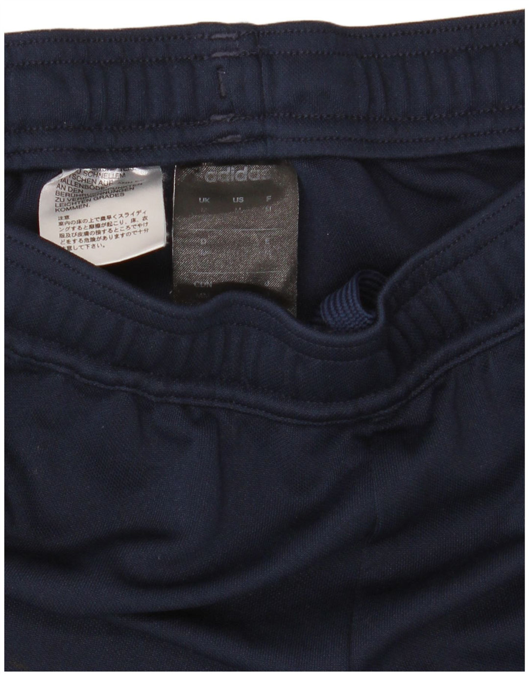 Calça de treino masculina Adidas Climalite médio azul marinho poliéster