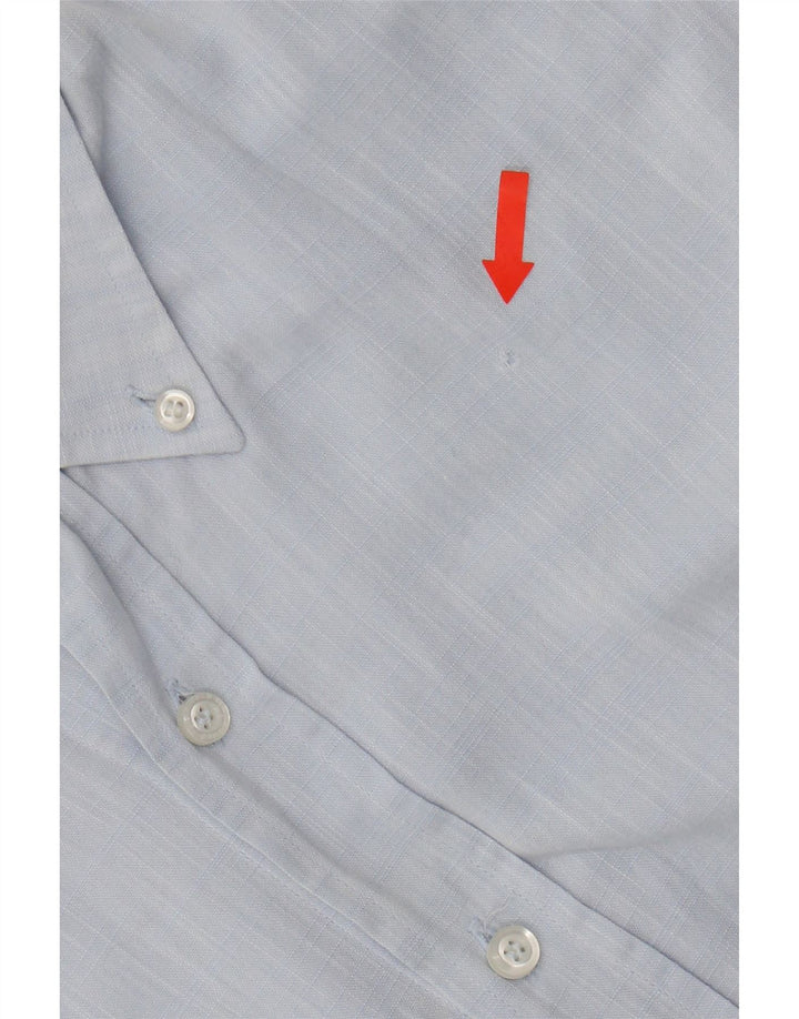 Camisa Slim Fit Masculina Fred Perry XL Azul