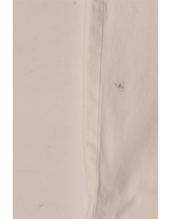 Jeans masculinos Jack & Jones Slim W30 L26 algodão branco