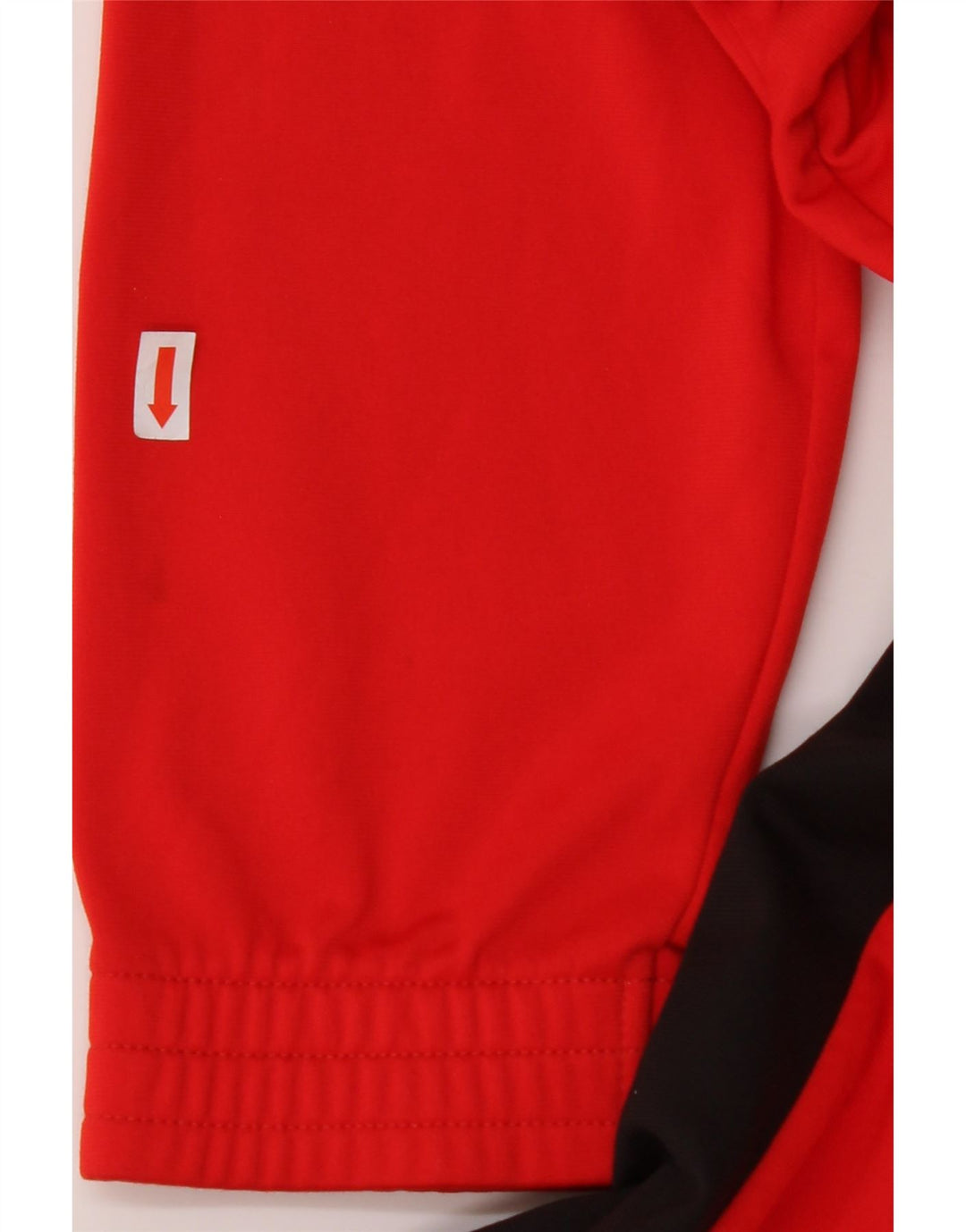 PUMA Boys Tracksuit Top Jacket 13-14 Anos Vermelho Colorblock Poliéster
