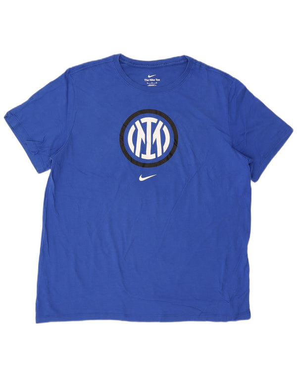 Camiseta Nike Masculina Inter Milan Graphic Top XL Azul Algodão