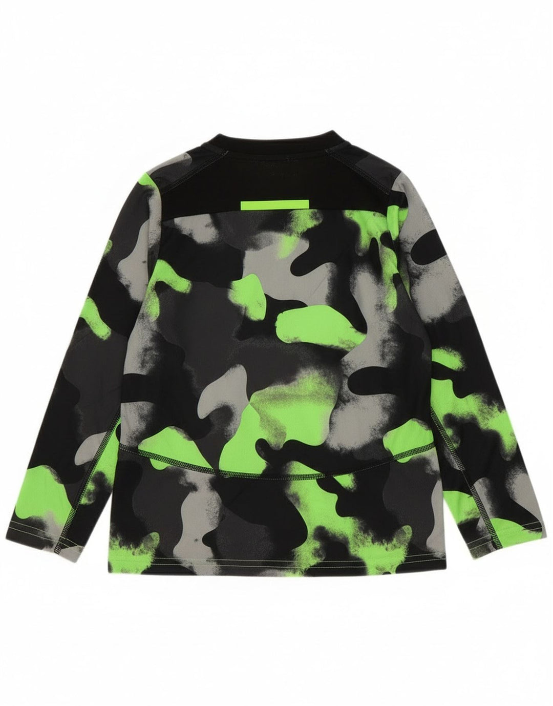 Russell Athletic Boys Dri-Power Top manga comprida 6-7 anos pequeno preto