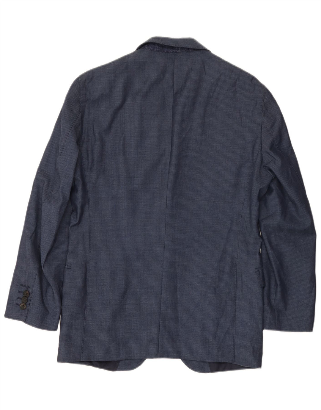 Jaqueta Blazer Masculina Hugo Boss com 2 Botões EU 48 Lã Azul Marinho Médio