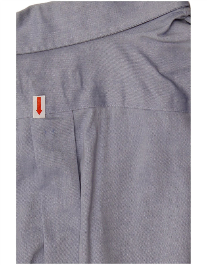 EDDIE BAUER Camisa masculina de manga curta e ajuste relaxado 3XL algodão azul