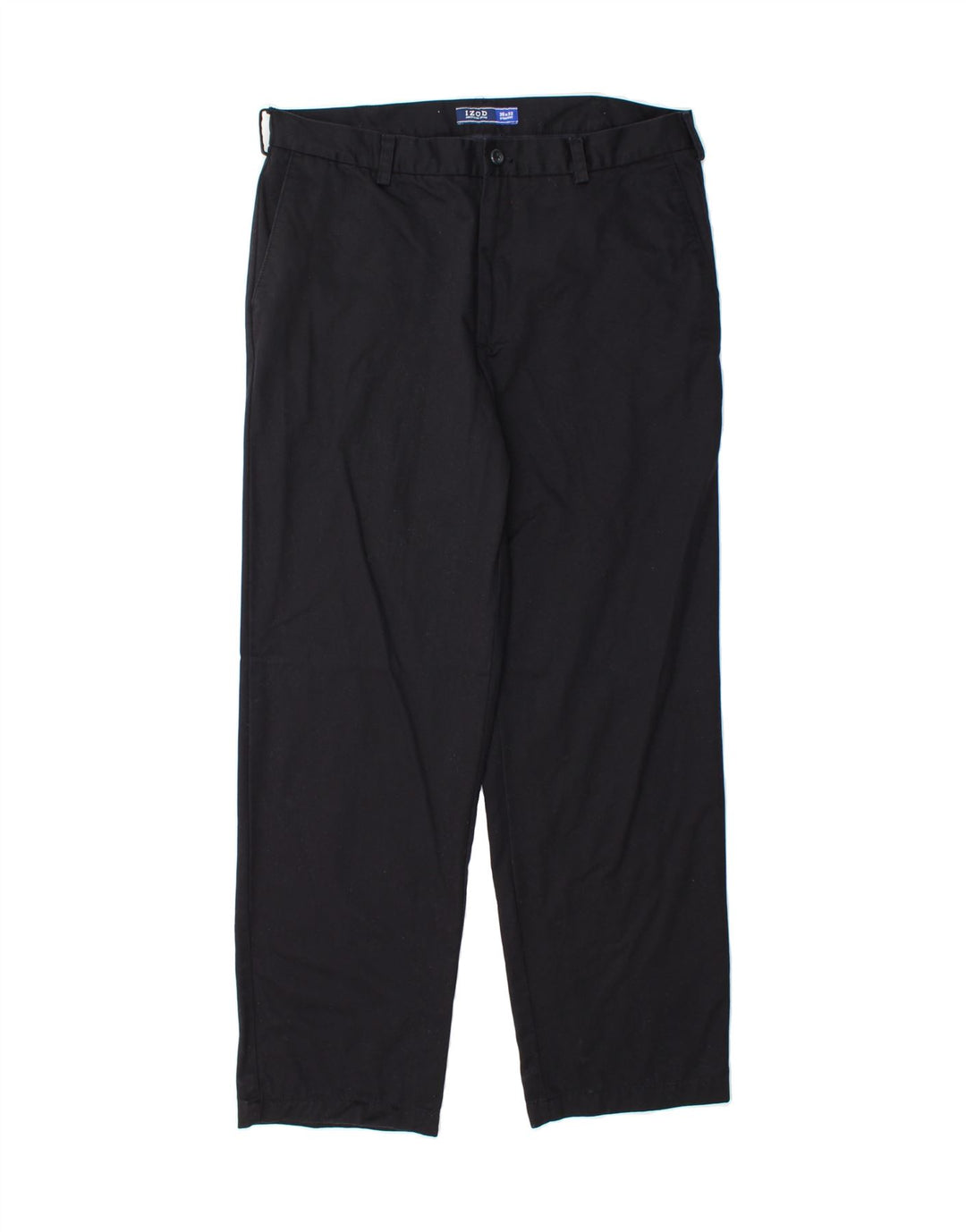 IZOD Mens Straight Chino Trousers W36 L32 Black Cotton Vintage Izod and Second-Hand Izod from Messina Hembry 