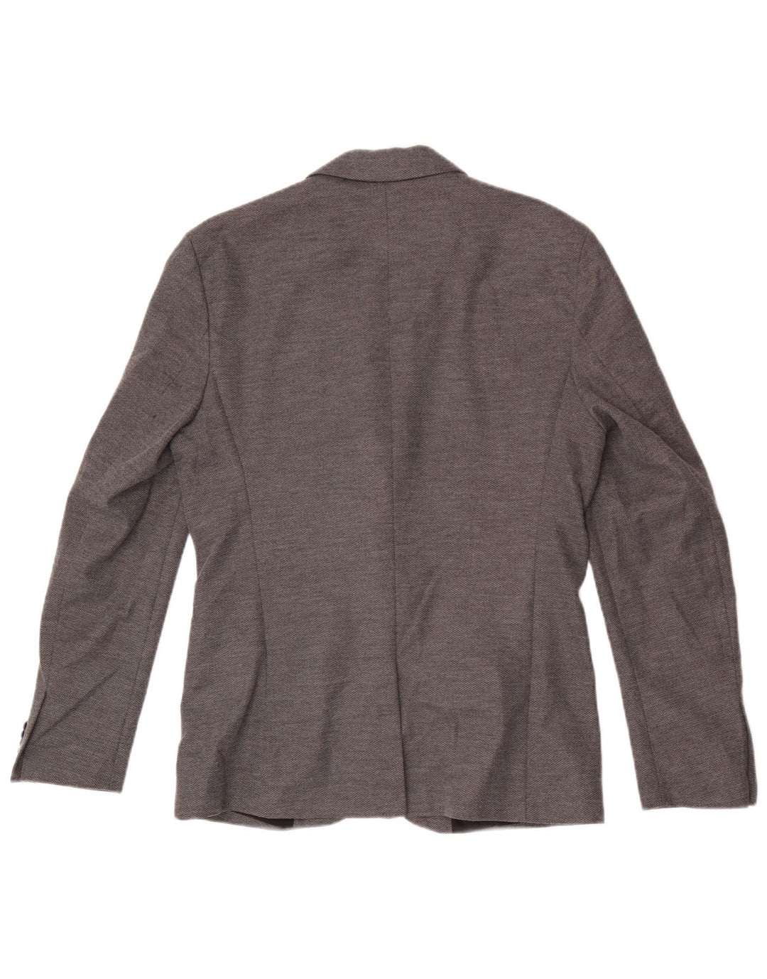 Jaqueta blazer masculina Zara com 2 botões UK 40 poliéster cinza grande