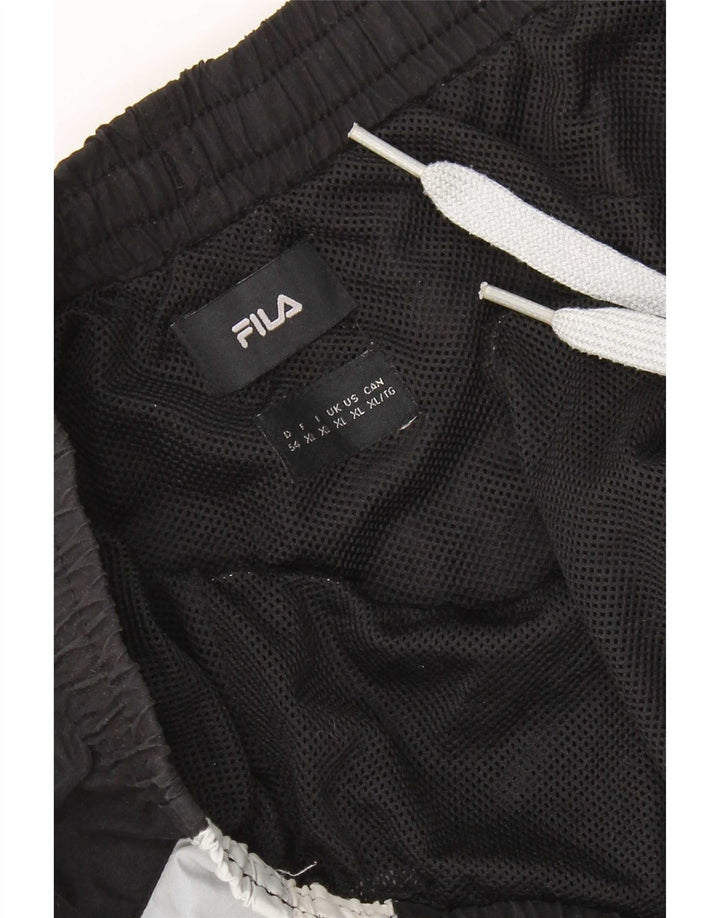 Fila Mens Sport Shorts XL Preto Colorblock