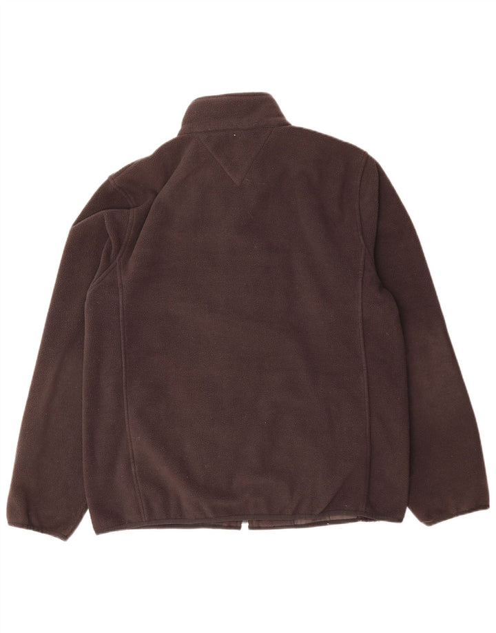 Jaqueta de lã masculina Tommy Hilfiger UK 38 poliéster cinza médio