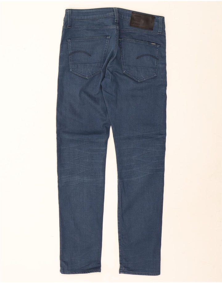 G-Star Masculino 3301 Slim Jeans W30 L32 Azul Algodão