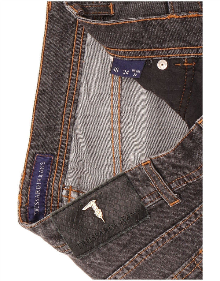 Jeans retos masculinos Trussardi W32 L29 cinza