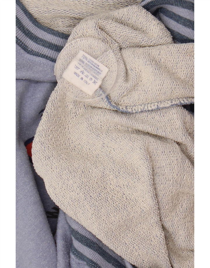 CAMPAGNOLO Masculino Vikings Gráfico Moletom Jumper IT 56 XL Algodão Azul