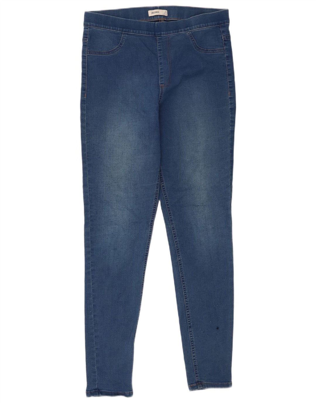 Marks & Spencer Feminino Jegging Jegging Jeans Reino Unido 12 Médio W32 L29 Azul