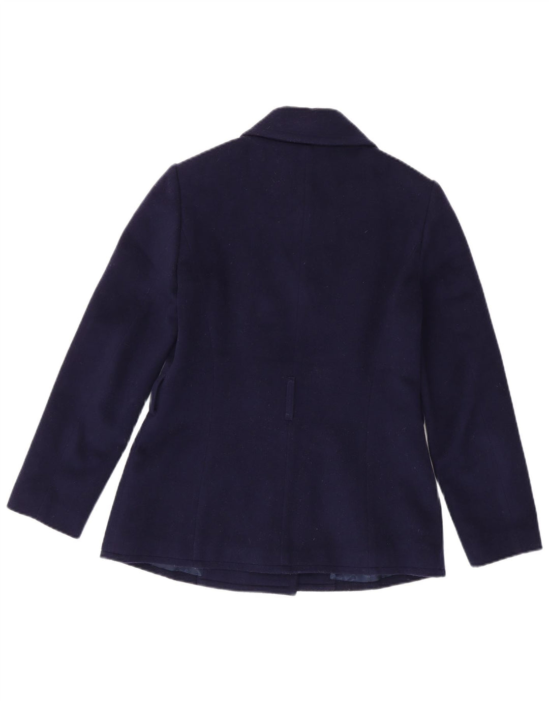 Casaco feminino Brooks Brothers Pea US 2 XS azul marinho lã