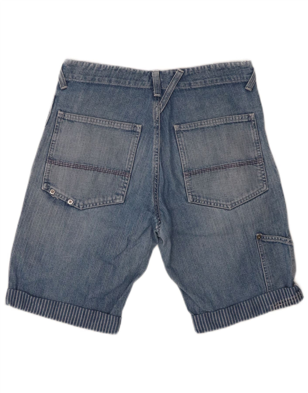 Shorts jeans feminino SISLEY W30 azul médio