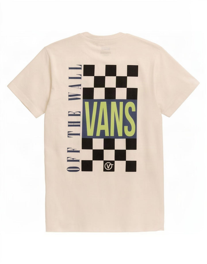Camiseta Vans Masculina Graphic Top Pequeno Algodão Branco