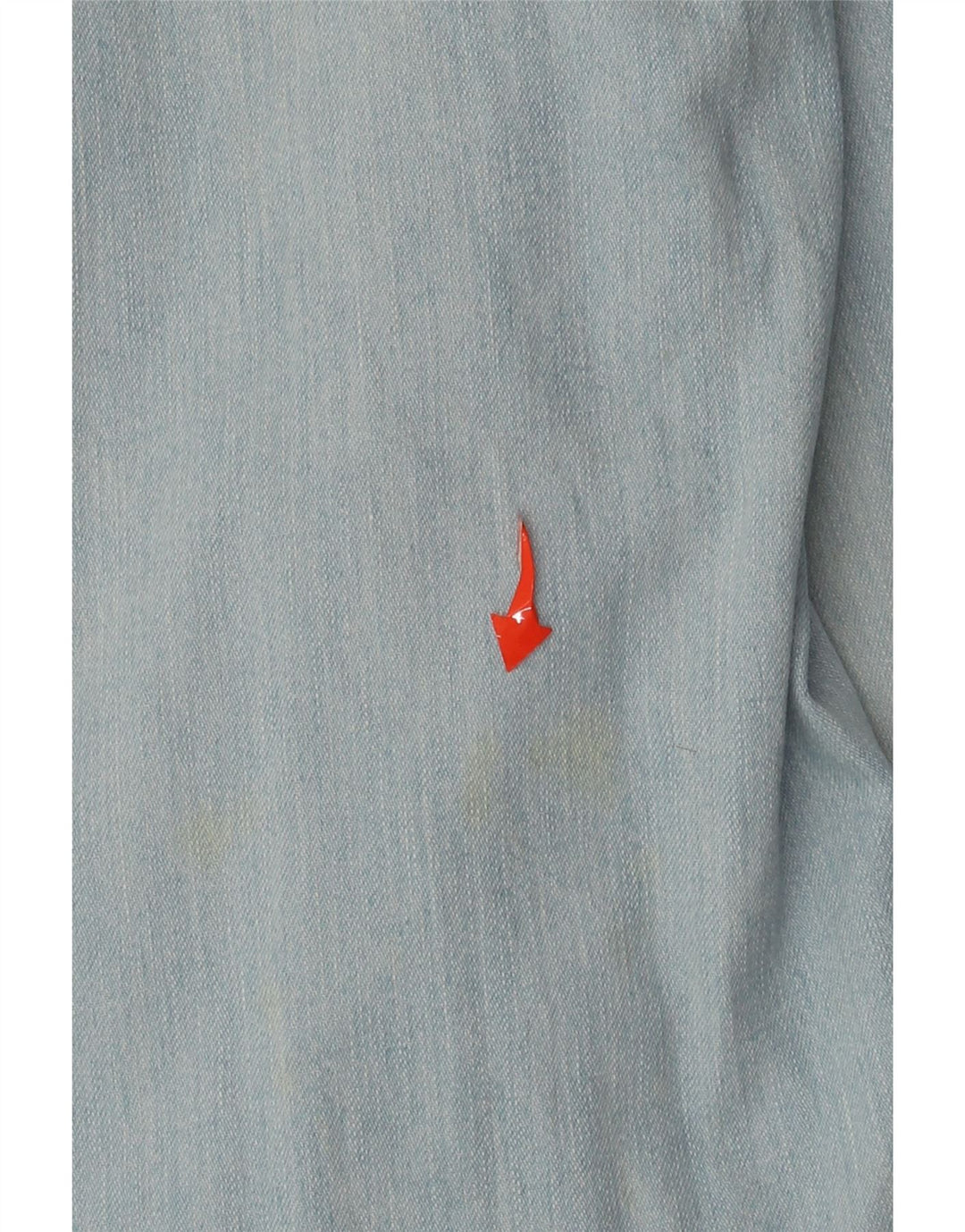 Camisa jeans masculina uniforme XL algodão azul