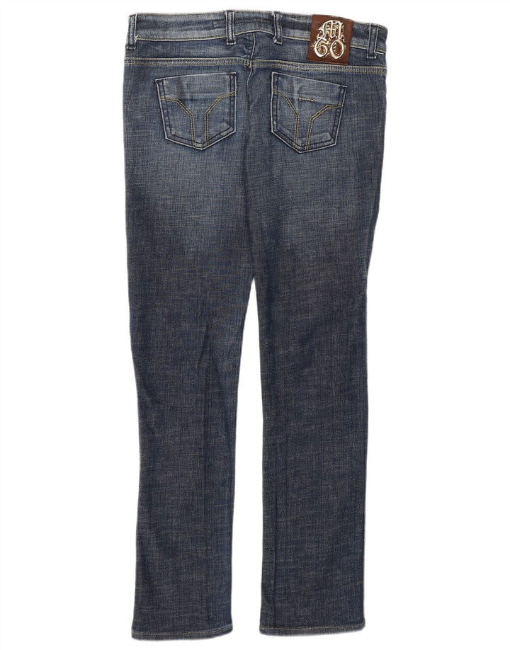 MISS SIXTY Calça jeans feminina cintura baixa W28 L29 algodão azul