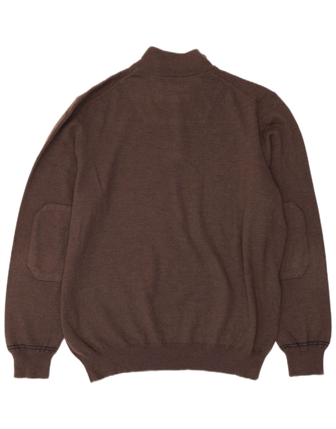 Suéter masculino Timberland Regular Fit com zíper e gola 3XL marrom