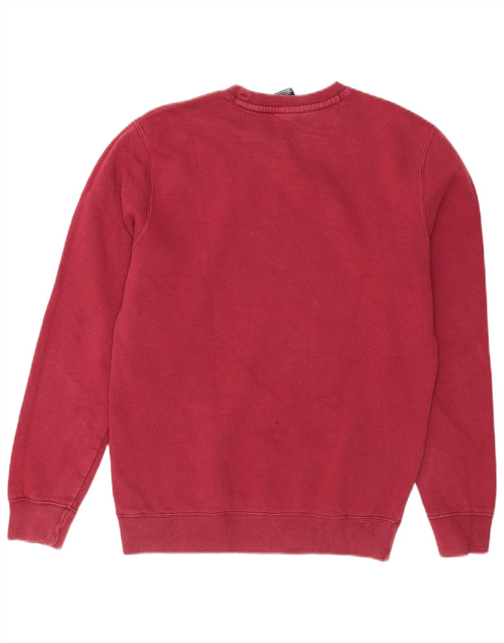Champion Mens Moletom Jumper Pequeno Borgonha