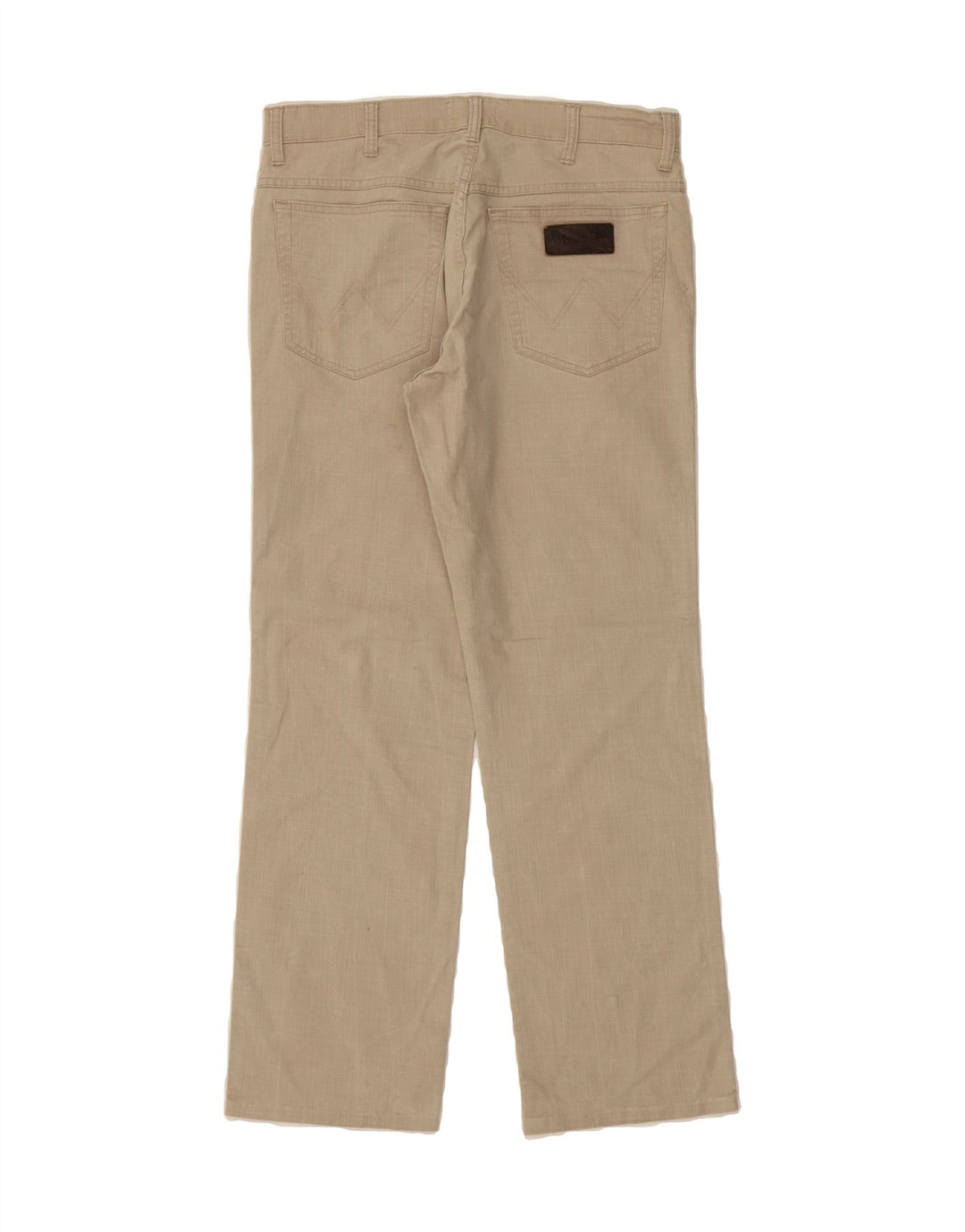 WRANGLER Mens Texas Straight Casual Trousers W33 L32 Beige Cotton Vintage Wrangler and Second-Hand Wrangler from Messina Hembry 