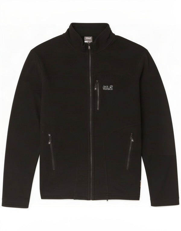 Jack Wolfskin Mens Liner Fleece Jacket UK 50 3XL Poliéster Preto