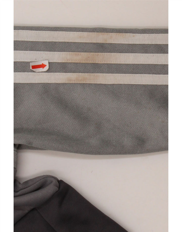 ADIDAS Rapazes Aeroready Graphic Sweatshirt Jumper 9-10 Anos Cinzento