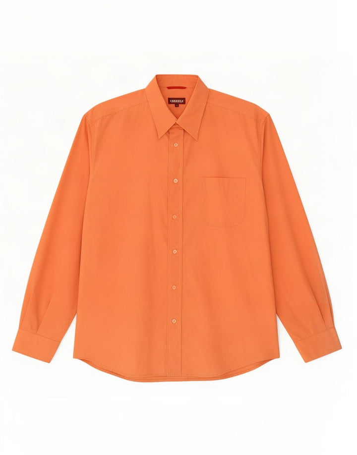 Camisa masculina Carrera XL laranja algodão