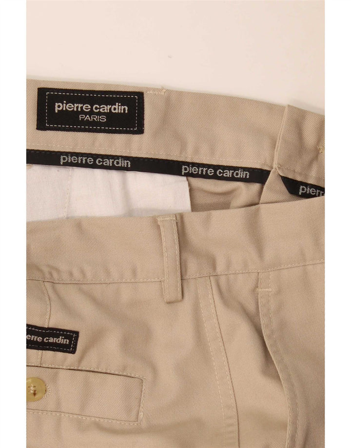 Calça cargo reta masculina Pierre Cardin W32 L31 bege