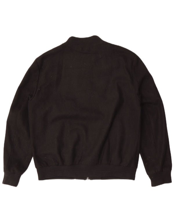 Jaqueta bomber masculina Marks & Spencer grande preta