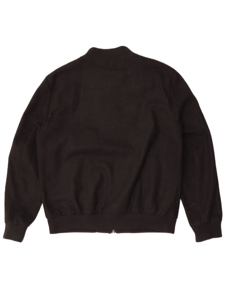 Jaqueta bomber masculina Marks & Spencer grande preta