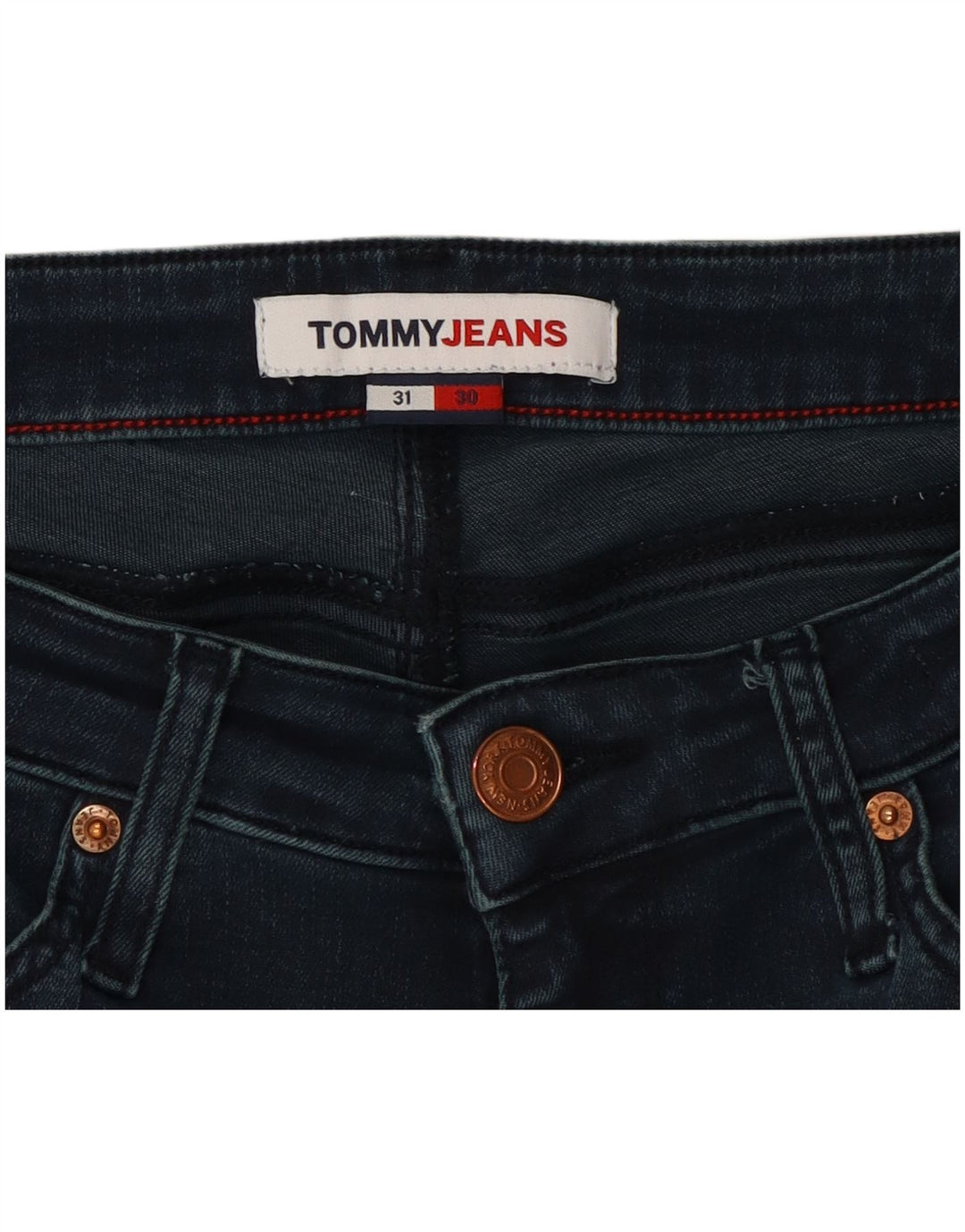 Jeans skinny feminino Tommy Hilfiger W31 L30 azul marinho