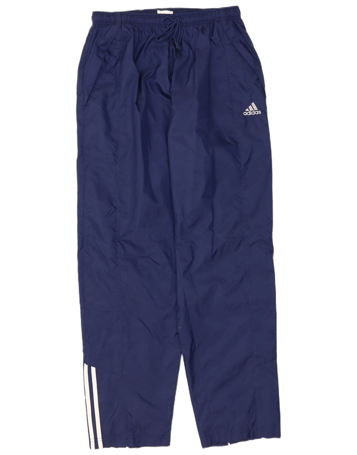 Calça de treino masculina Adidas médio azul marinho poliéster