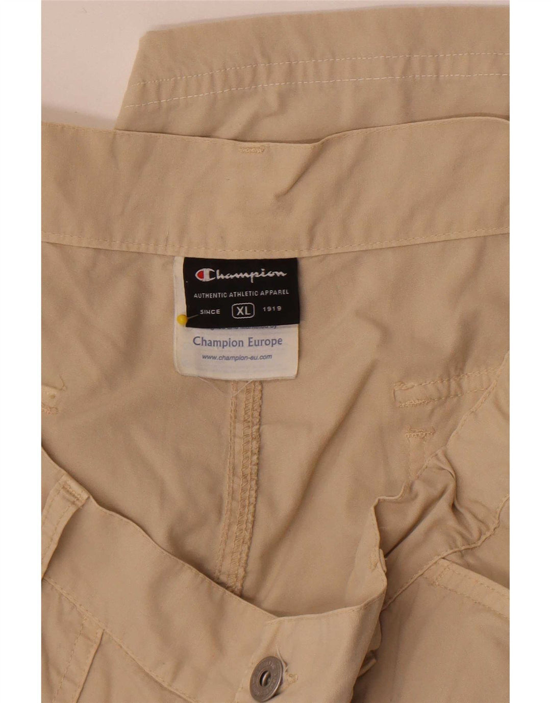 Shorts Chino Masculino Champion XL W38 Algodão Bege