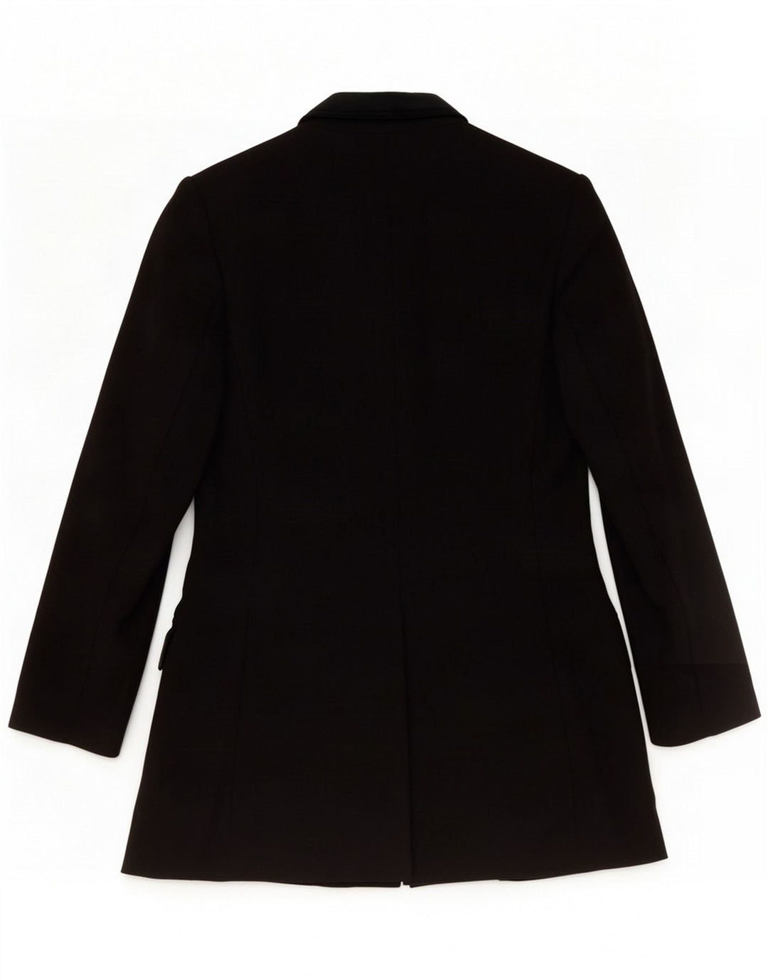 Jaqueta blazer feminina de 4 botões Alberto Biani IT 40 lã preta média