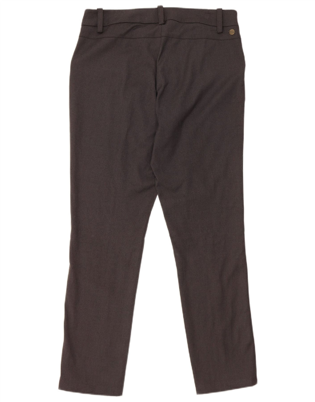 Calça feminina casual slim CARRERA IT 46 grande W32 L29 poliéster cinza