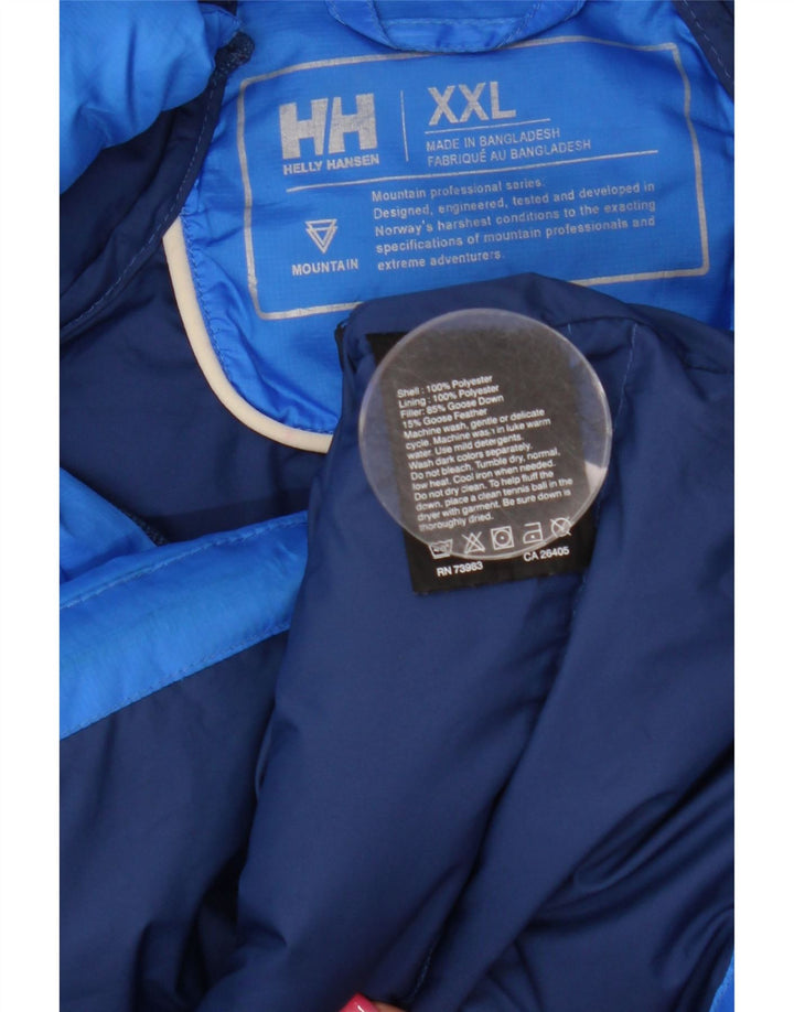 Jaqueta acolchoada masculina Helly Hansen UK 44 2XL poliéster azul