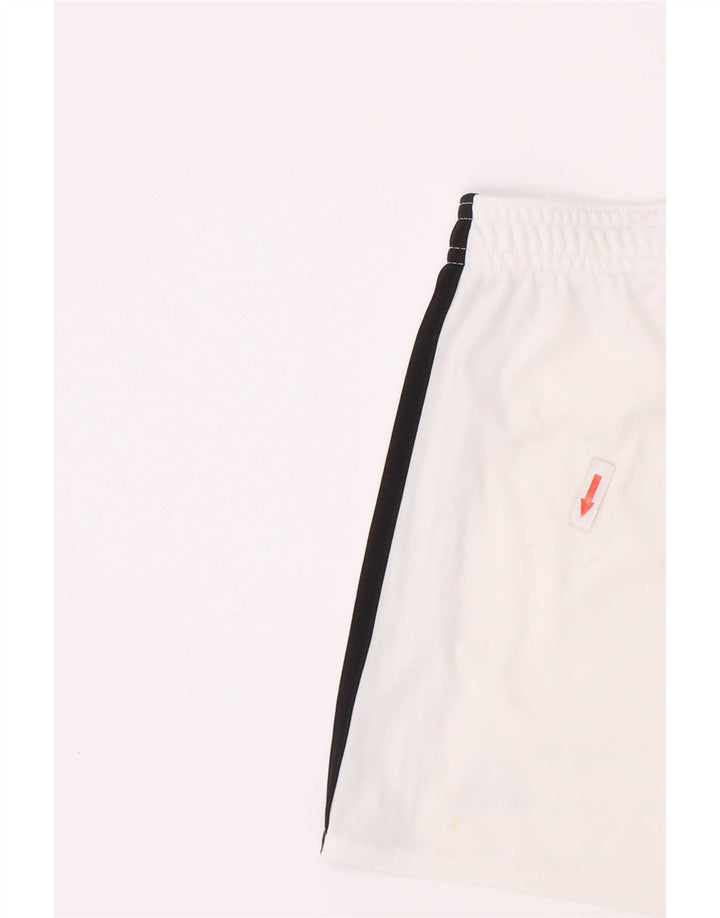 Shorts esportivos Adidas Boys Boston Celtics 5-6 anos branco poliéster