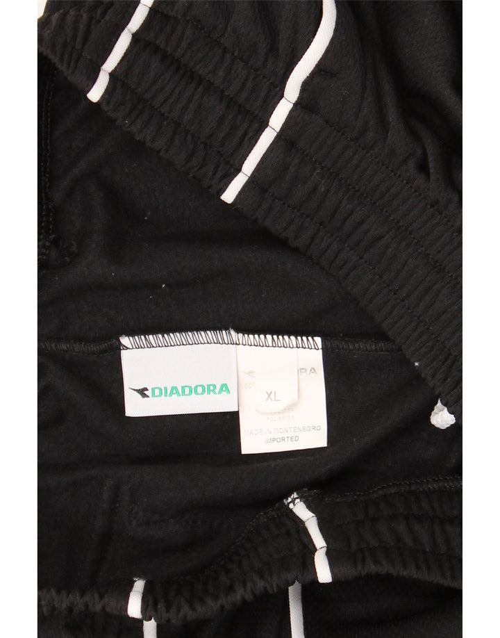 Shorts esportivos masculinos DIADORA XL poliéster preto