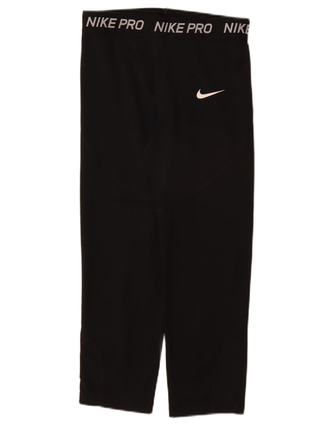 Calças de treino gráficas para meninas NIKE 7-8 anos preto poliéster