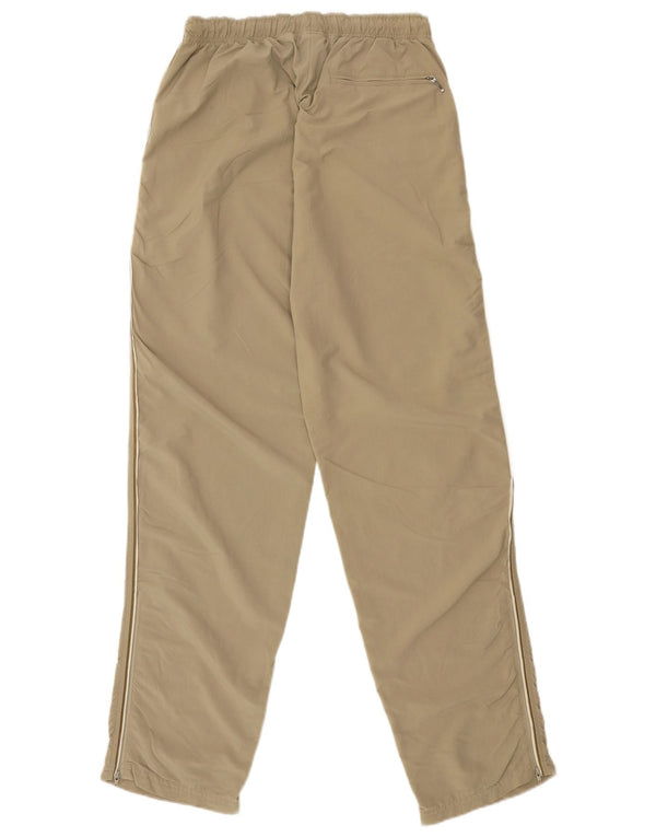 Calça de treino masculina NIKE UK 36/38 pequena cáqui nylon