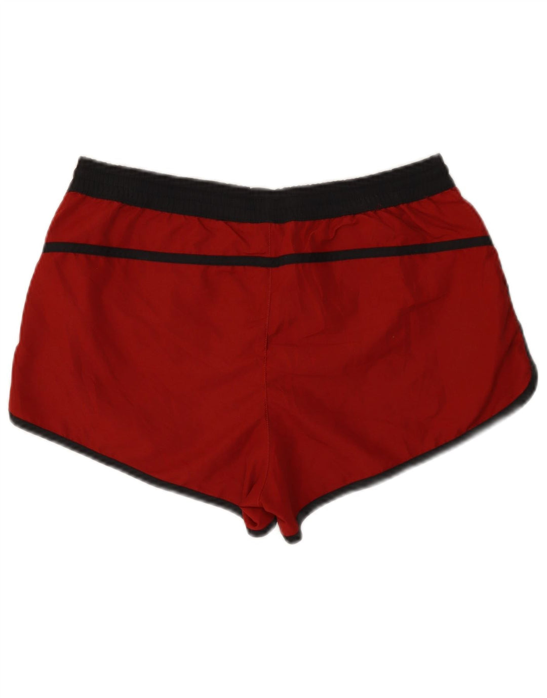 Shorts de natação masculino Reebok médio vermelho colorblock poliéster