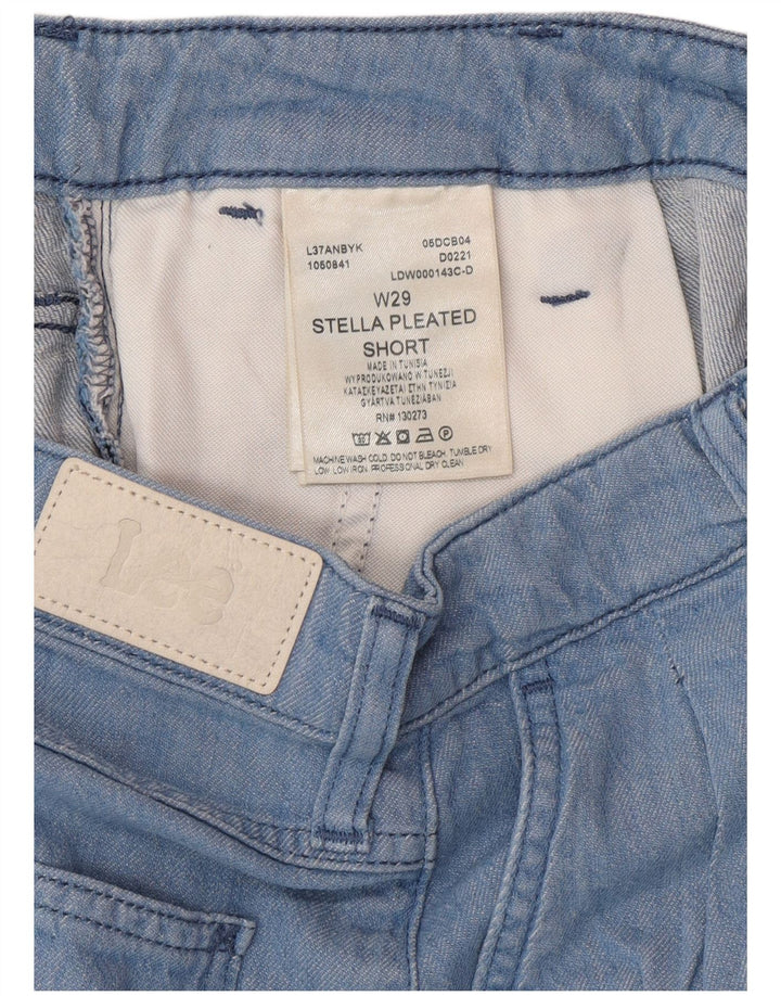 Shorts jeans Stella feminino LEE W29 algodão azul médio