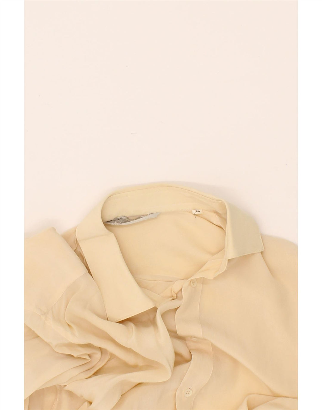 Camisa masculina VINTAGE tamanho 40 amarelo médio